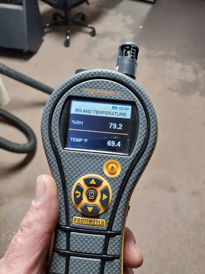 Moisture meter humidity assessment for Mold Remediation & Removal in Smithfield